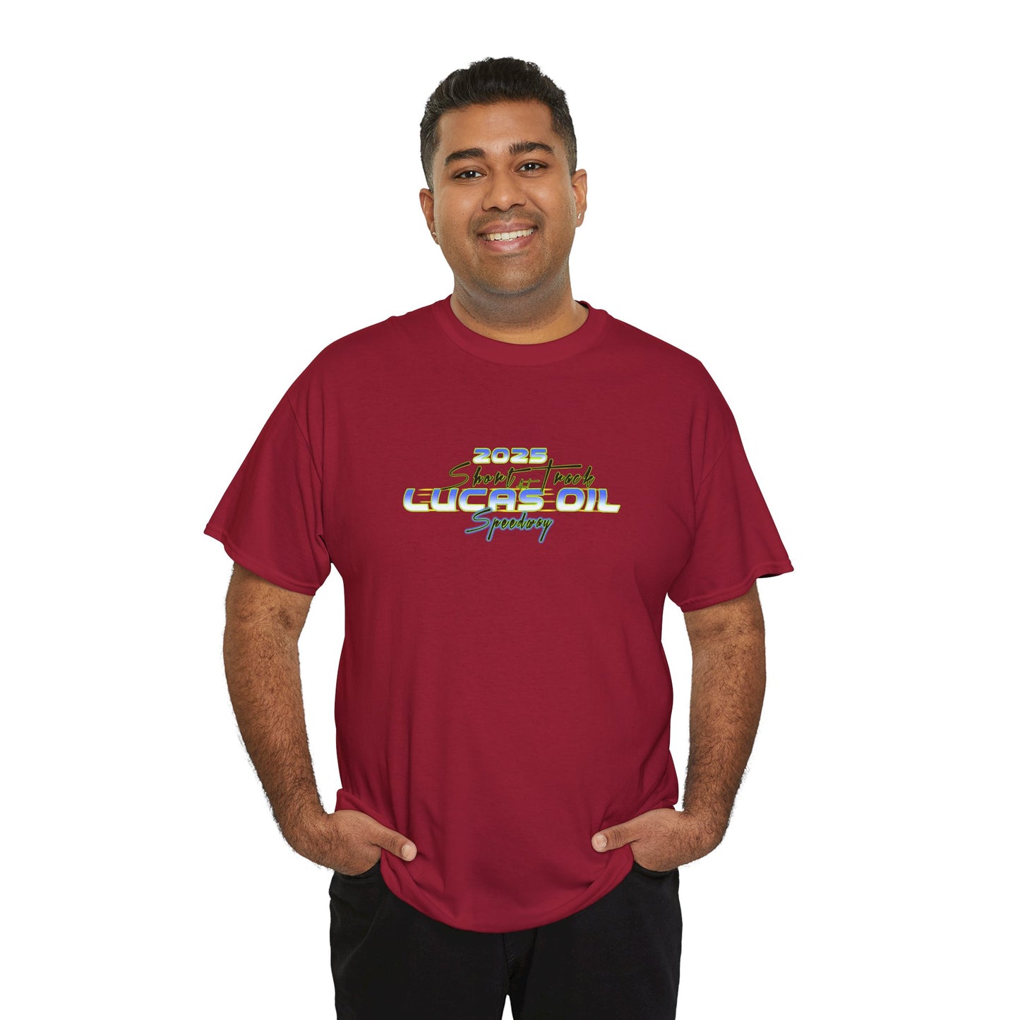 2025 Short Track at Lucas Oil Speedway T-Shirt (Various Colors)