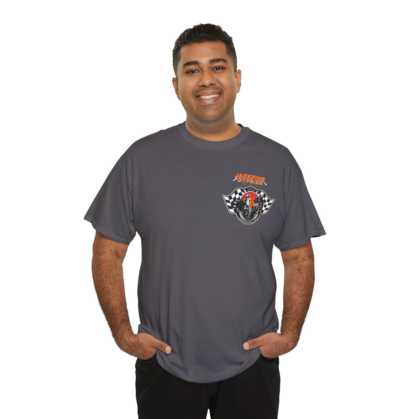2025 Jackpine Gypsies Super TT T-Shirt (Various Colors)