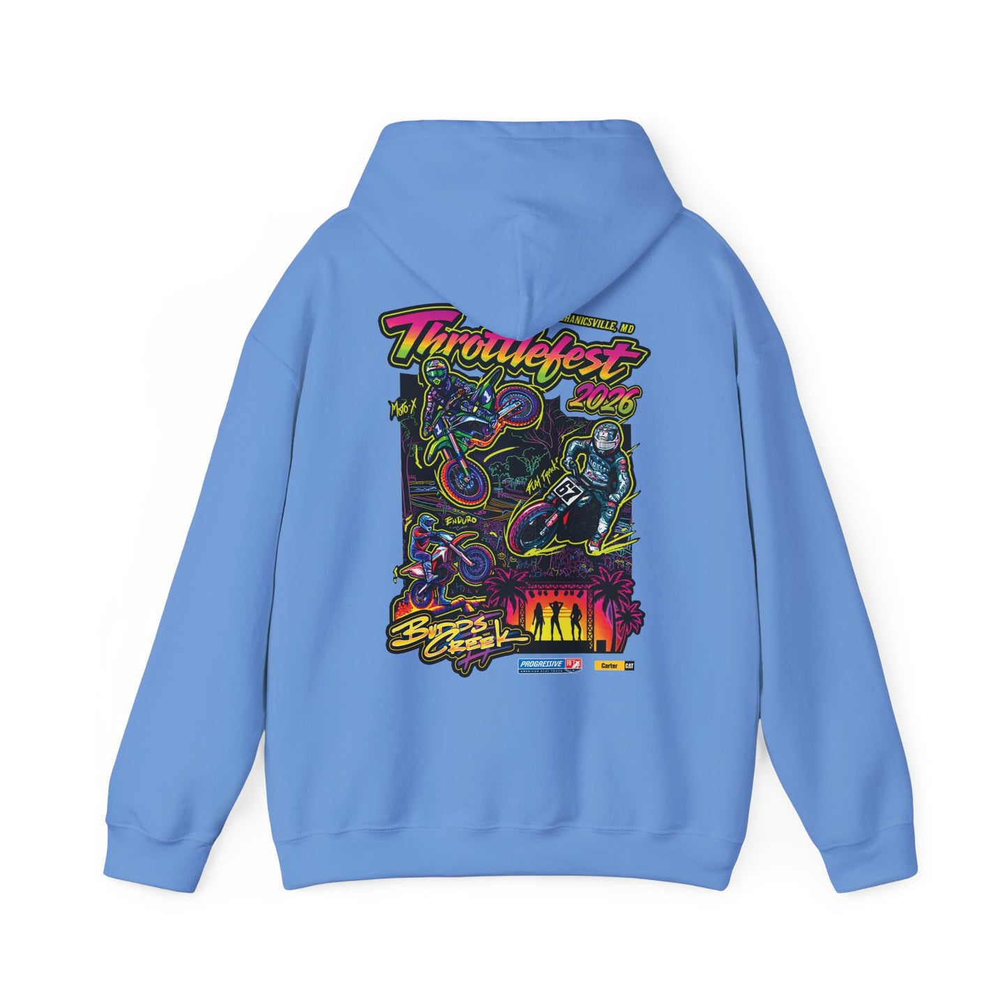 2026 ThrottleFest Budds Creek Pullover Hoodie (Various Colors) Ver 1