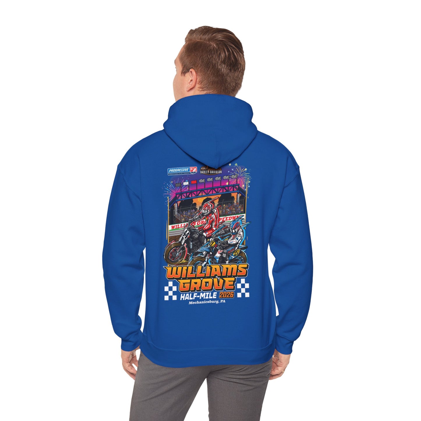 2026 Williams Grove Half-Mile Pullover Hoodie (Various Colors)
