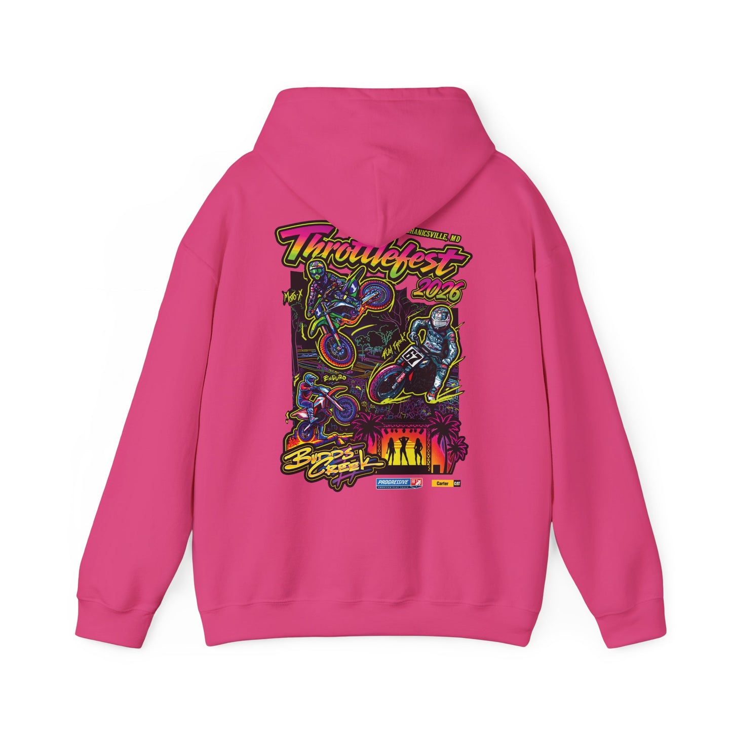 2026 ThrottleFest Budds Creek Pullover Hoodie (Various Colors) Ver 1