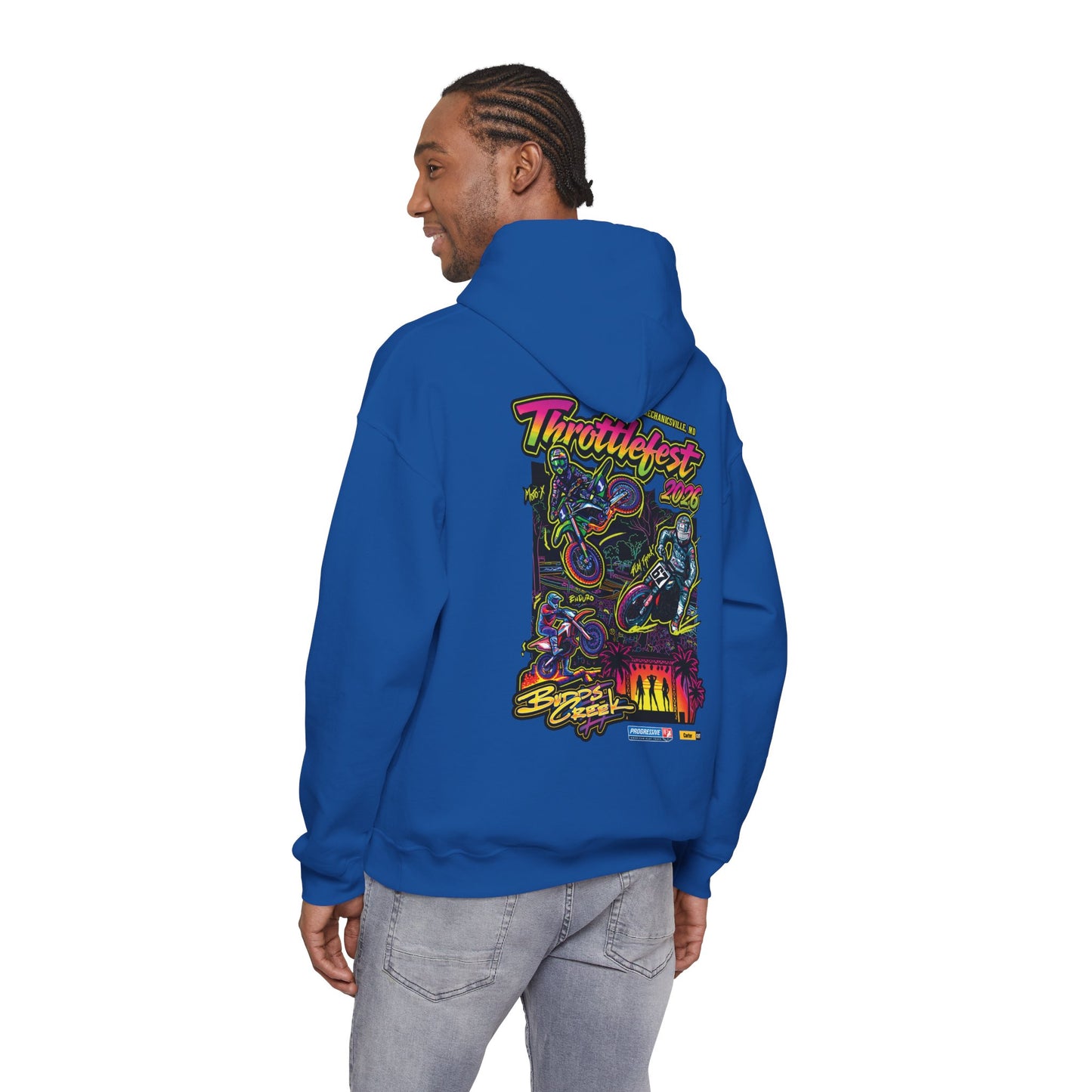 2026 ThrottleFest Budds Creek Pullover Hoodie (Various Colors) Ver 1
