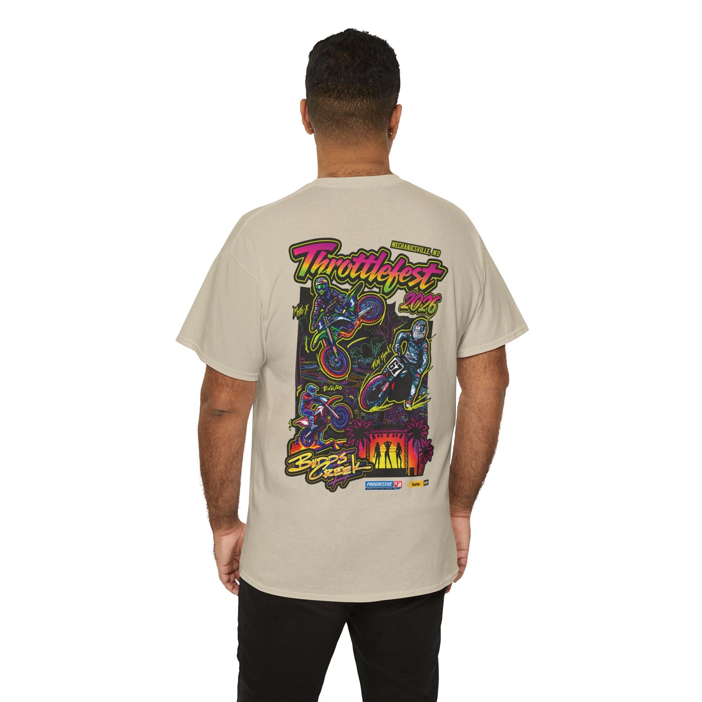 2026 Throttlefest Budds Creek T-Shirt (Various Colors) Ver 1