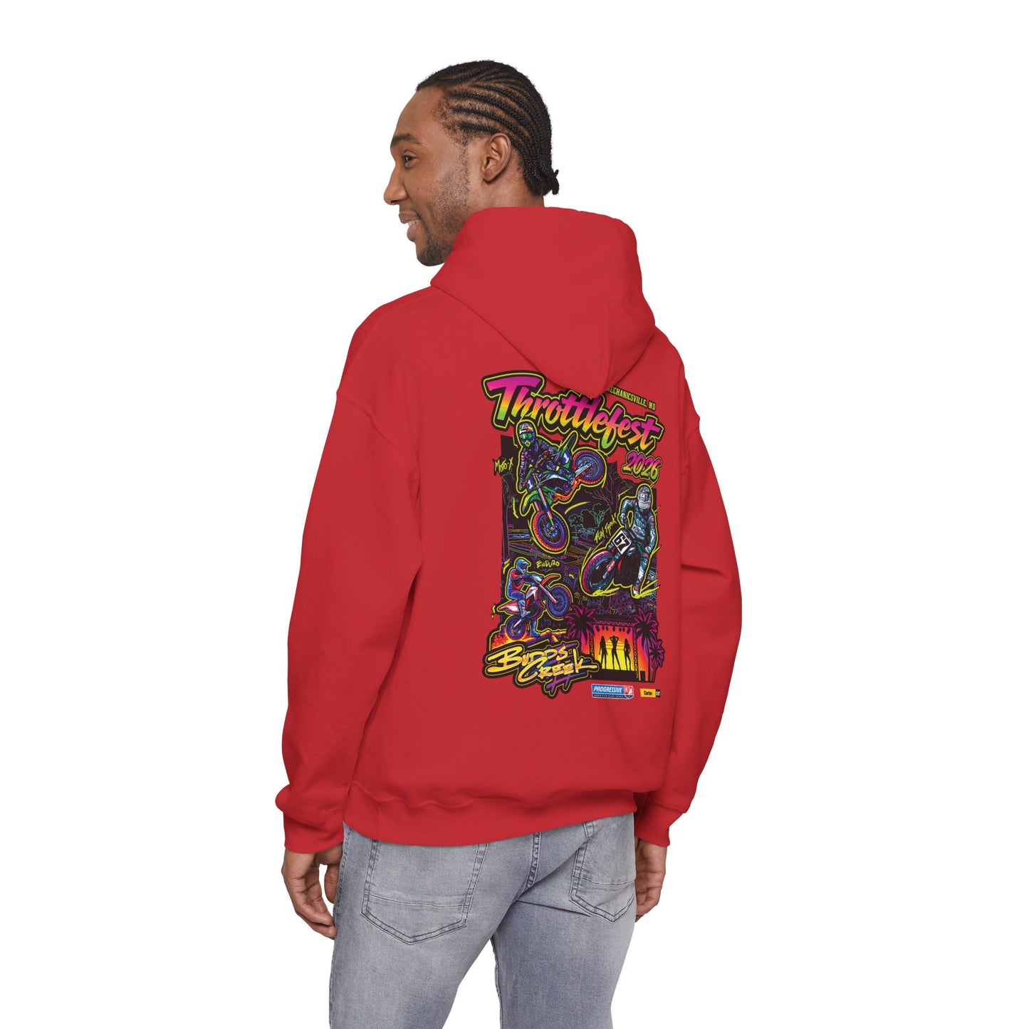 2026 ThrottleFest Budds Creek Pullover Hoodie (Various Colors) Ver 1