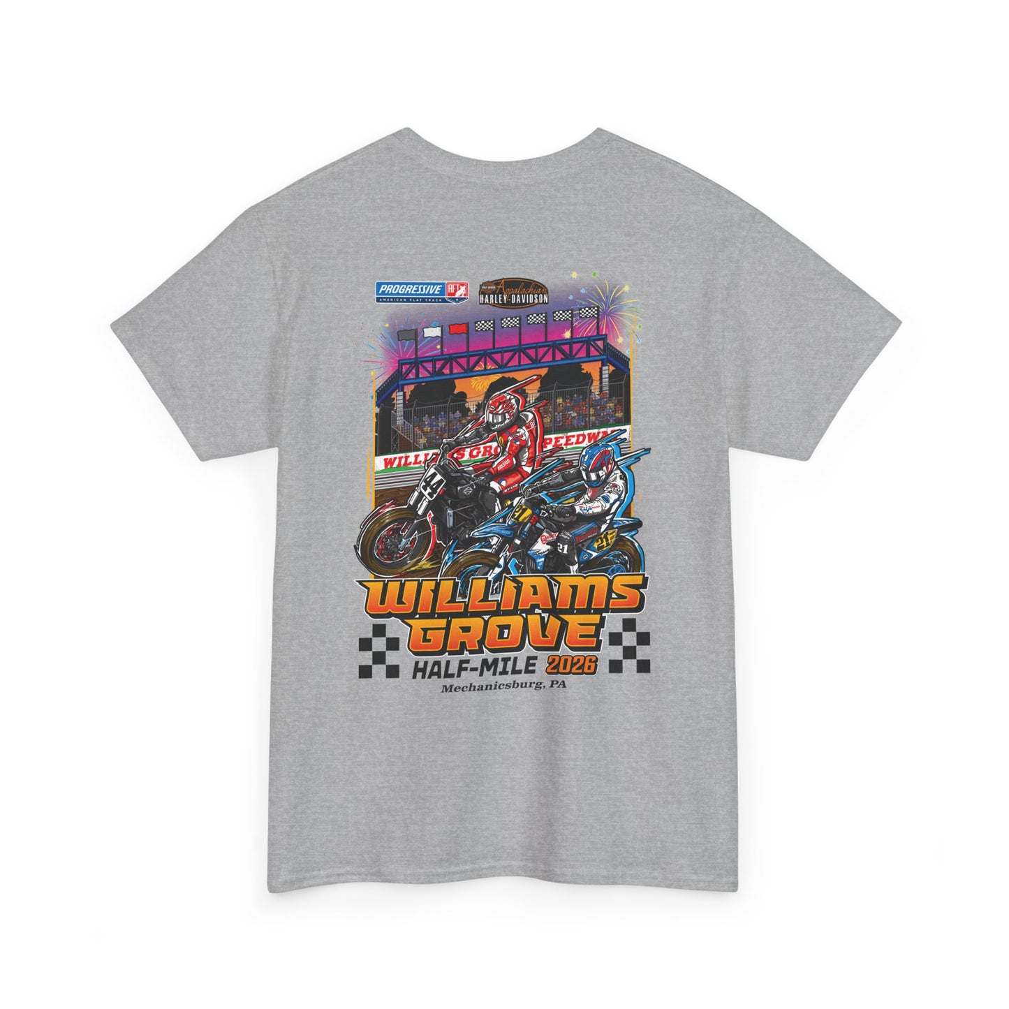 2026 Williams Grove Half-Mile T-Shirt (Various Colors)
