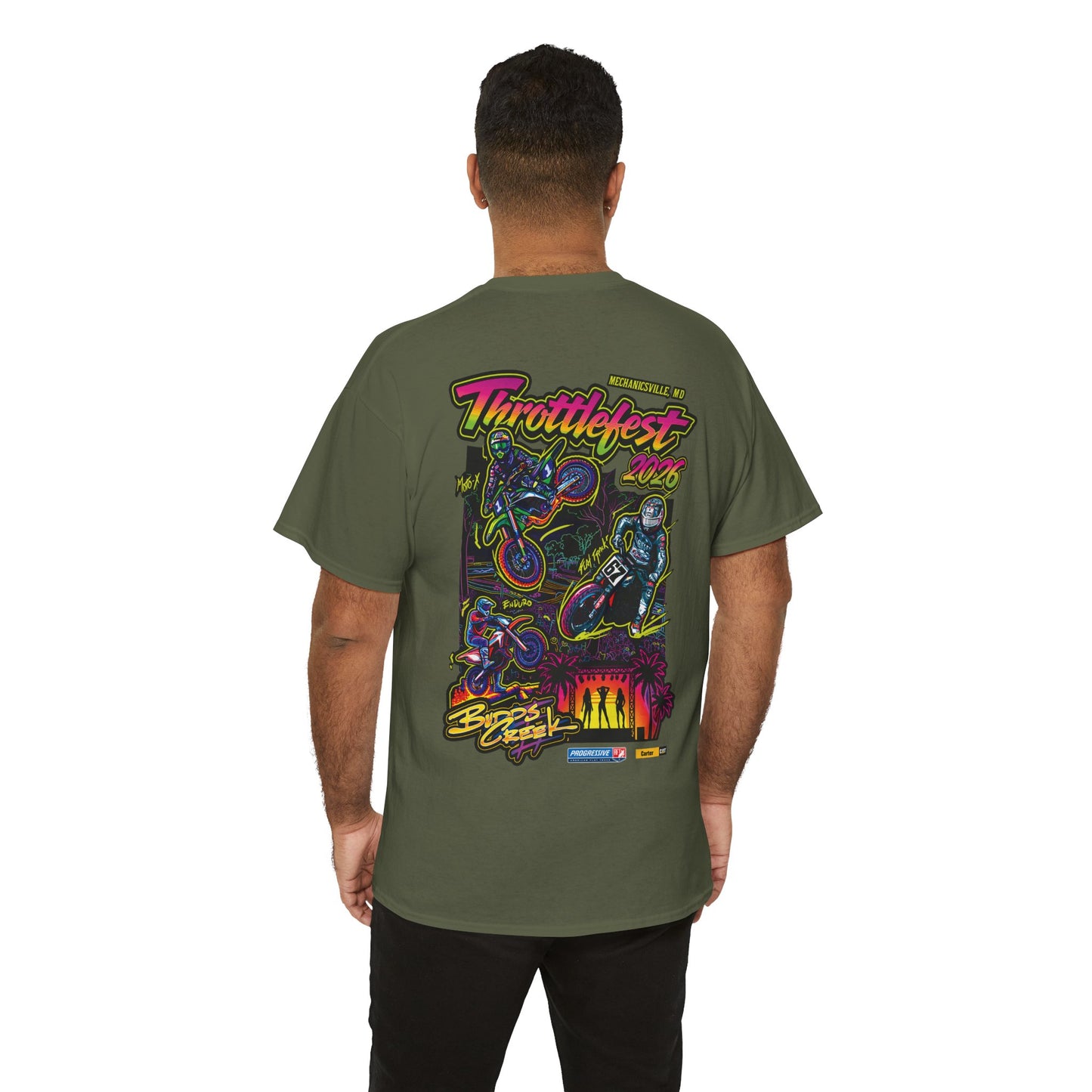 2026 Throttlefest Budds Creek T-Shirt (Various Colors) Ver 1