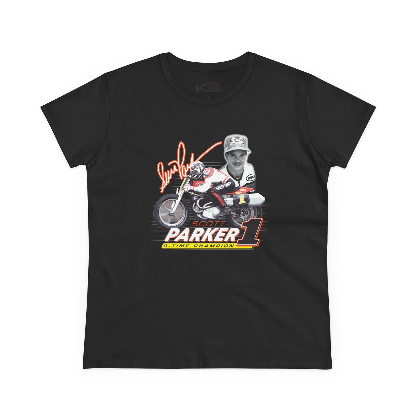 Women’s Scott Parker 9-Time Champion Short Sleeve T-Shirt (Various Colors)