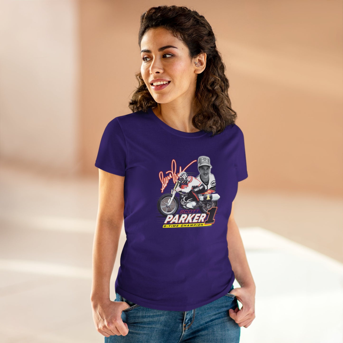 Women’s Scott Parker 9-Time Champion Short Sleeve T-Shirt (Various Colors)