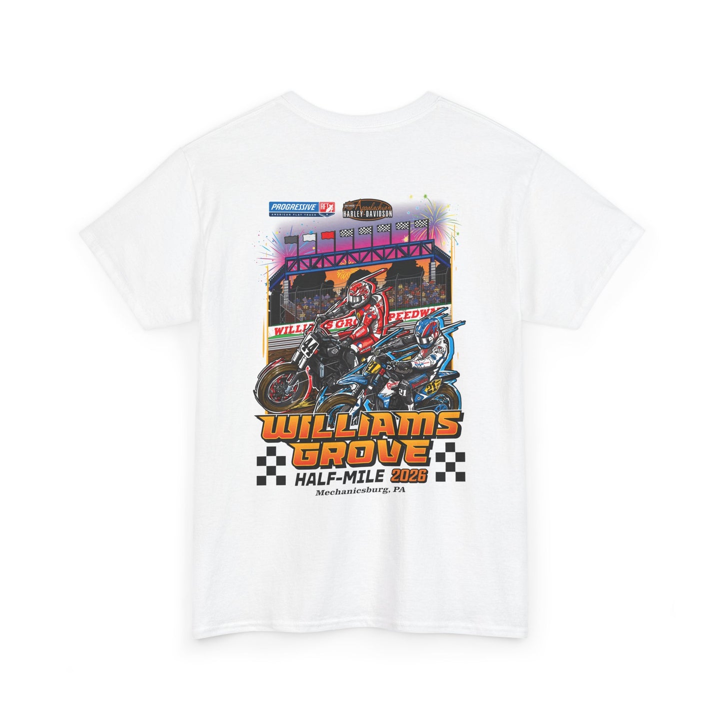 2026 Williams Grove Half-Mile T-Shirt (Various Colors)