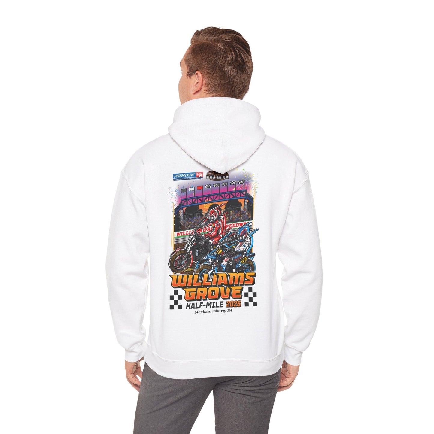2026 Williams Grove Half-Mile Pullover Hoodie (Various Colors)