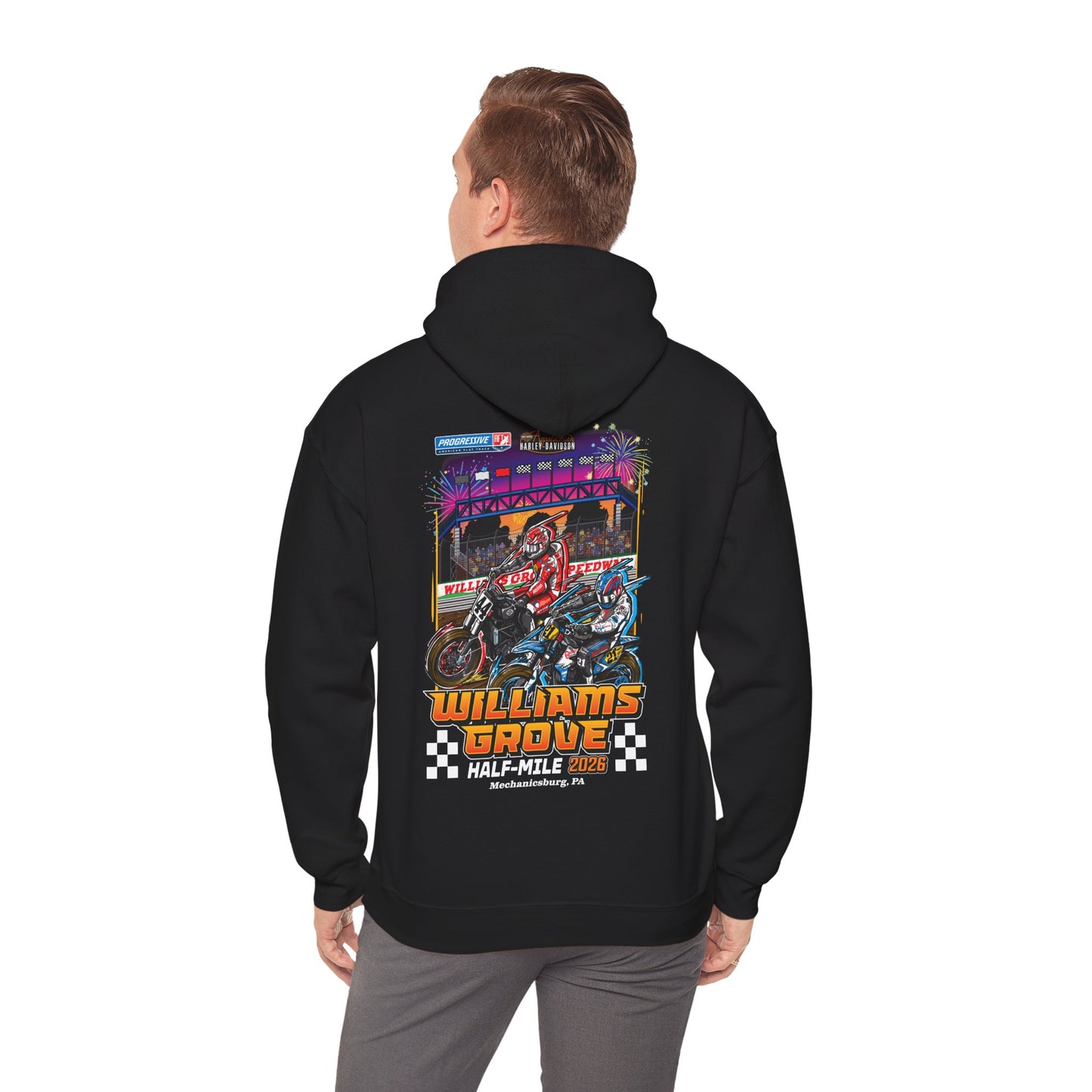 2026 Williams Grove Half-Mile Pullover Hoodie (Various Colors)