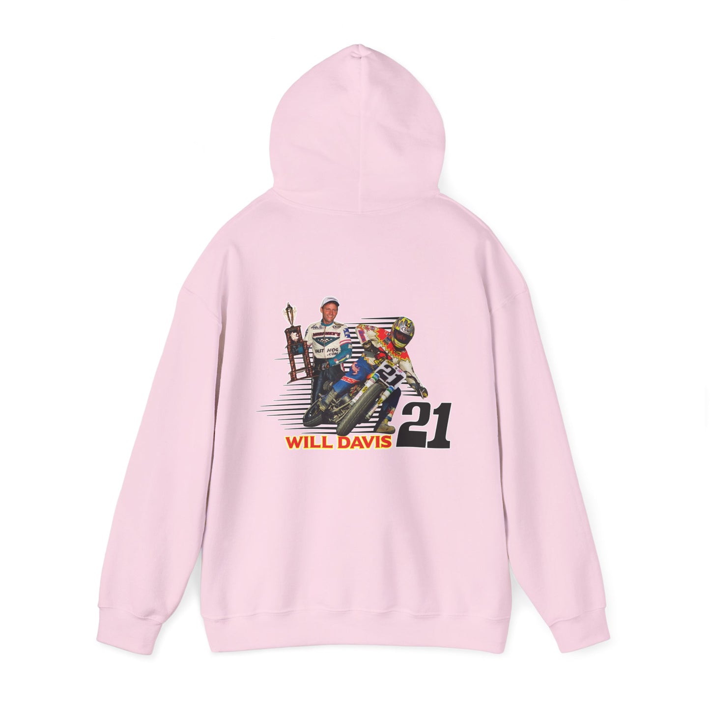 Will Davis Flat Track Legend Pullover Hoodie (Various Colors)