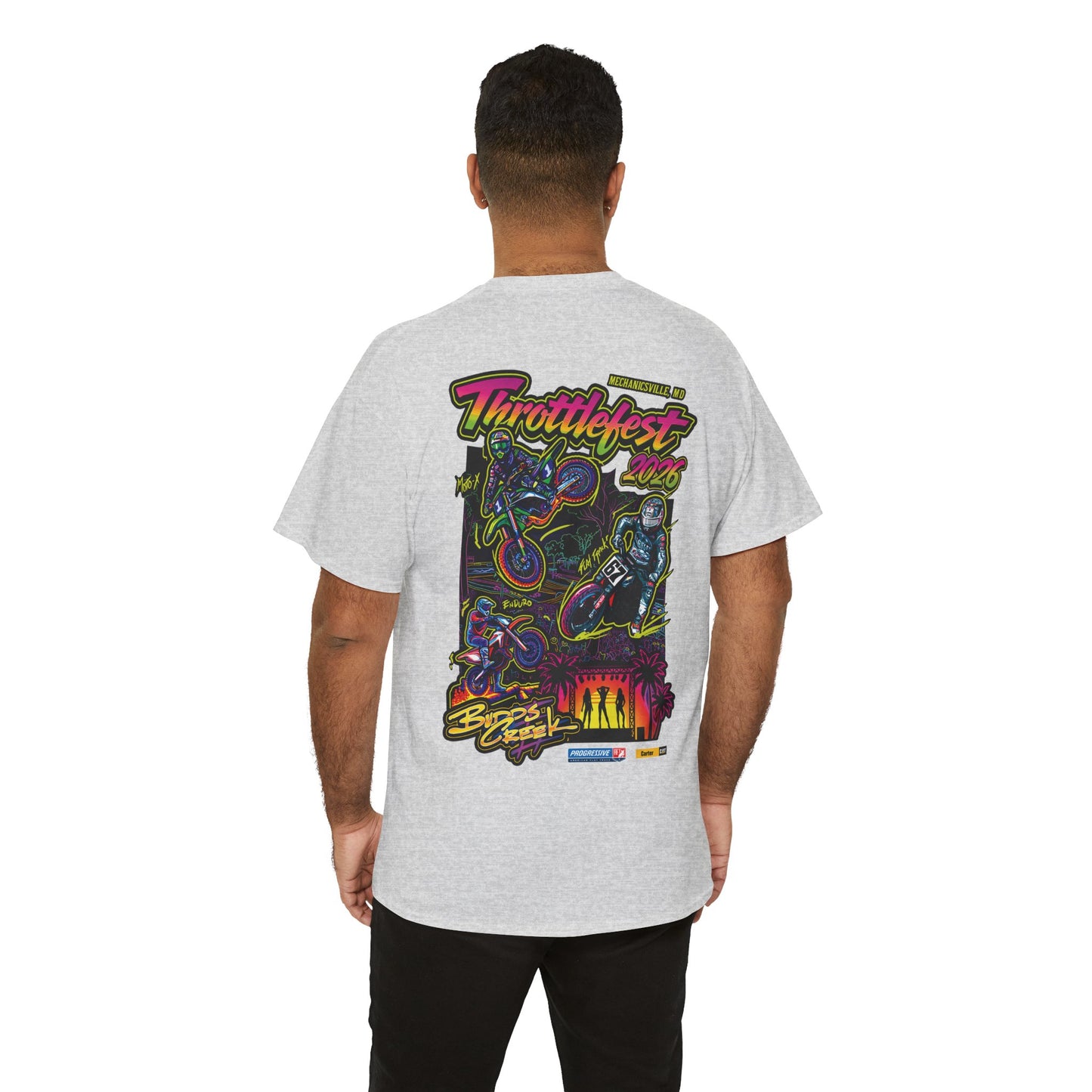 2026 Throttlefest Budds Creek T-Shirt (Various Colors) Ver 1