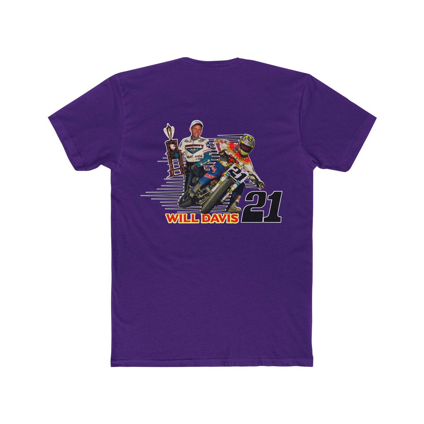 Will Davis Flat Track Legend Short Sleeve T-Shirt (Various Colors)