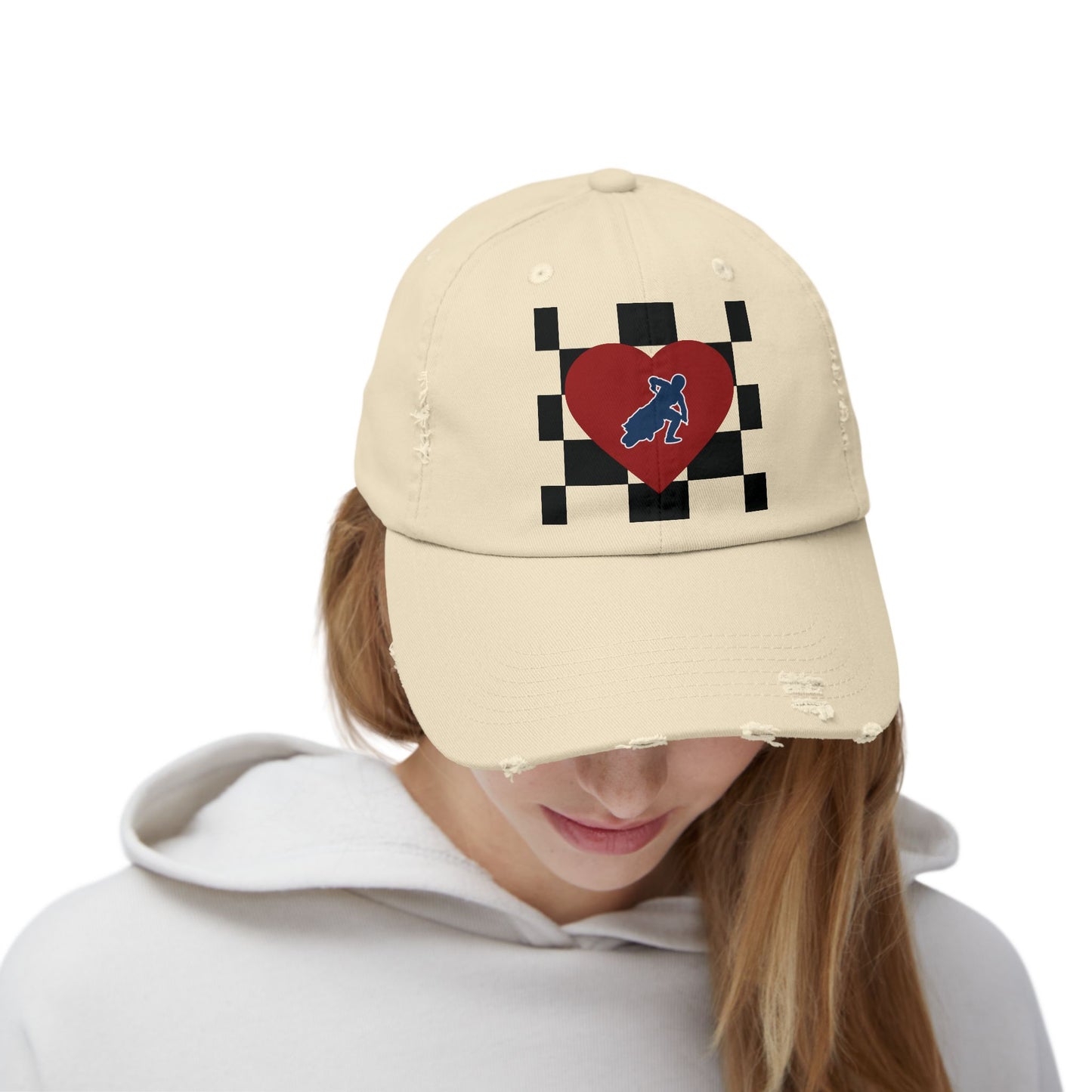 Flat Track Love Distressed Cap (Various Colors)
