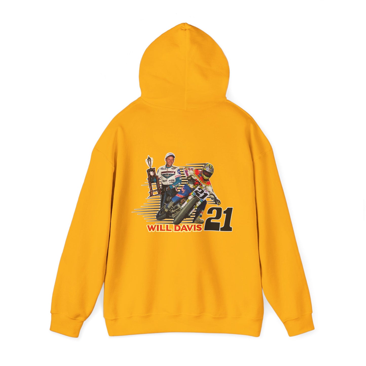 Will Davis Flat Track Legend Pullover Hoodie (Various Colors)