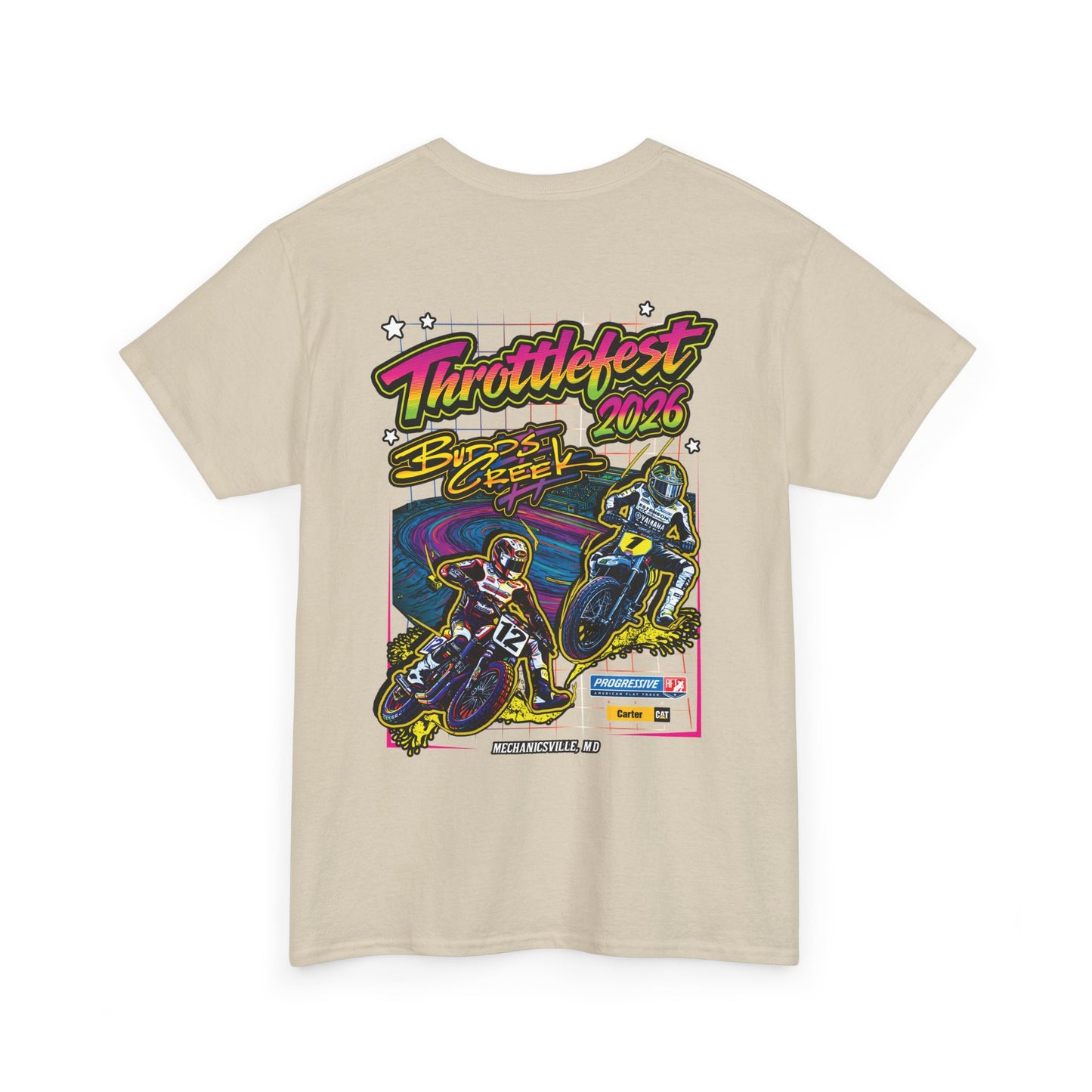 2026 Throttlefest Budds Creek T-Shirt (Various Colors) Ver 2